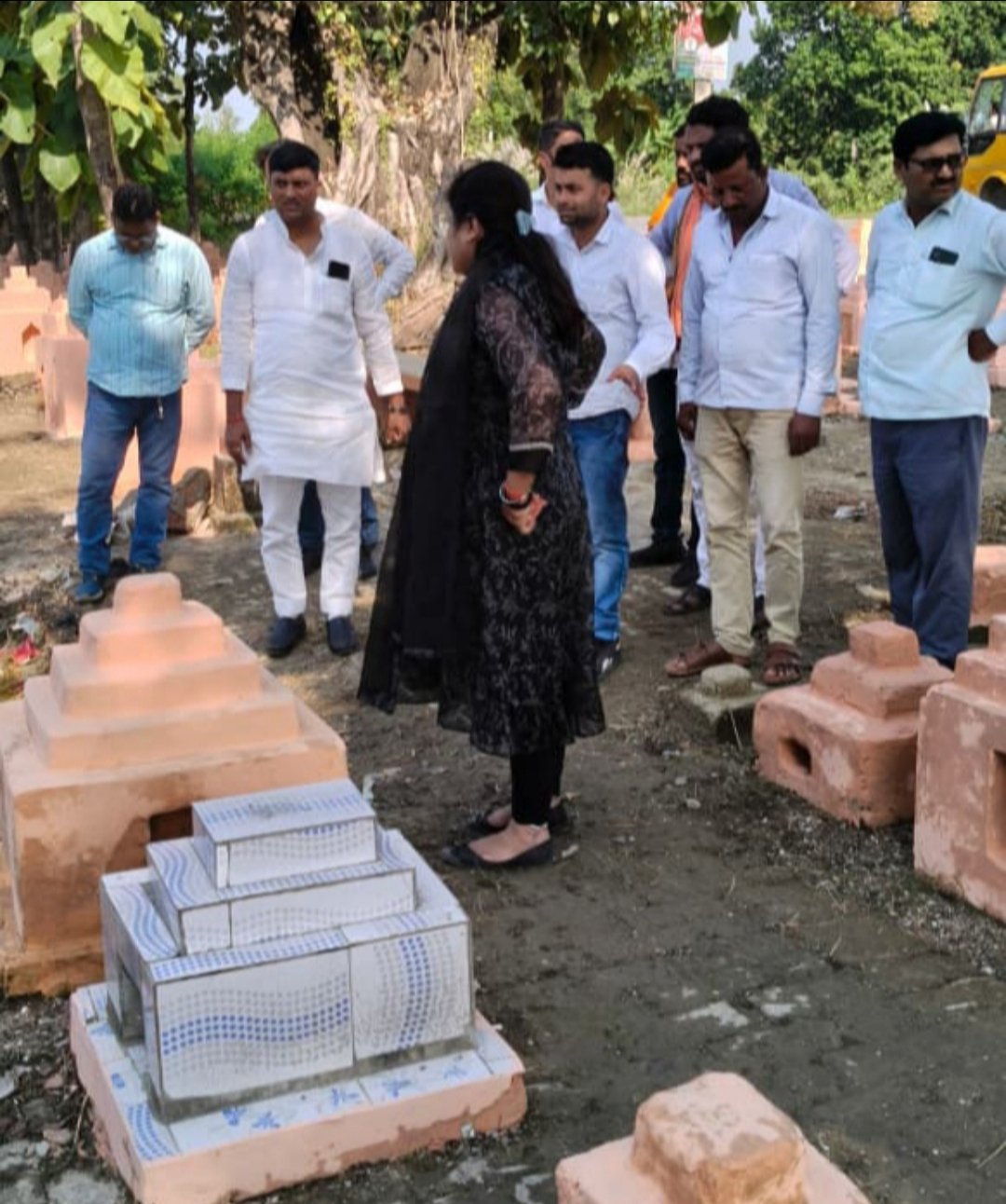 चेयरमैन प्रतिनिधि और ईओ ने छठ घाटों का किया निरीक्षण, स्वच्छता और व्यवस्था को लेकर तेज़ हुई तैयारियाँ
