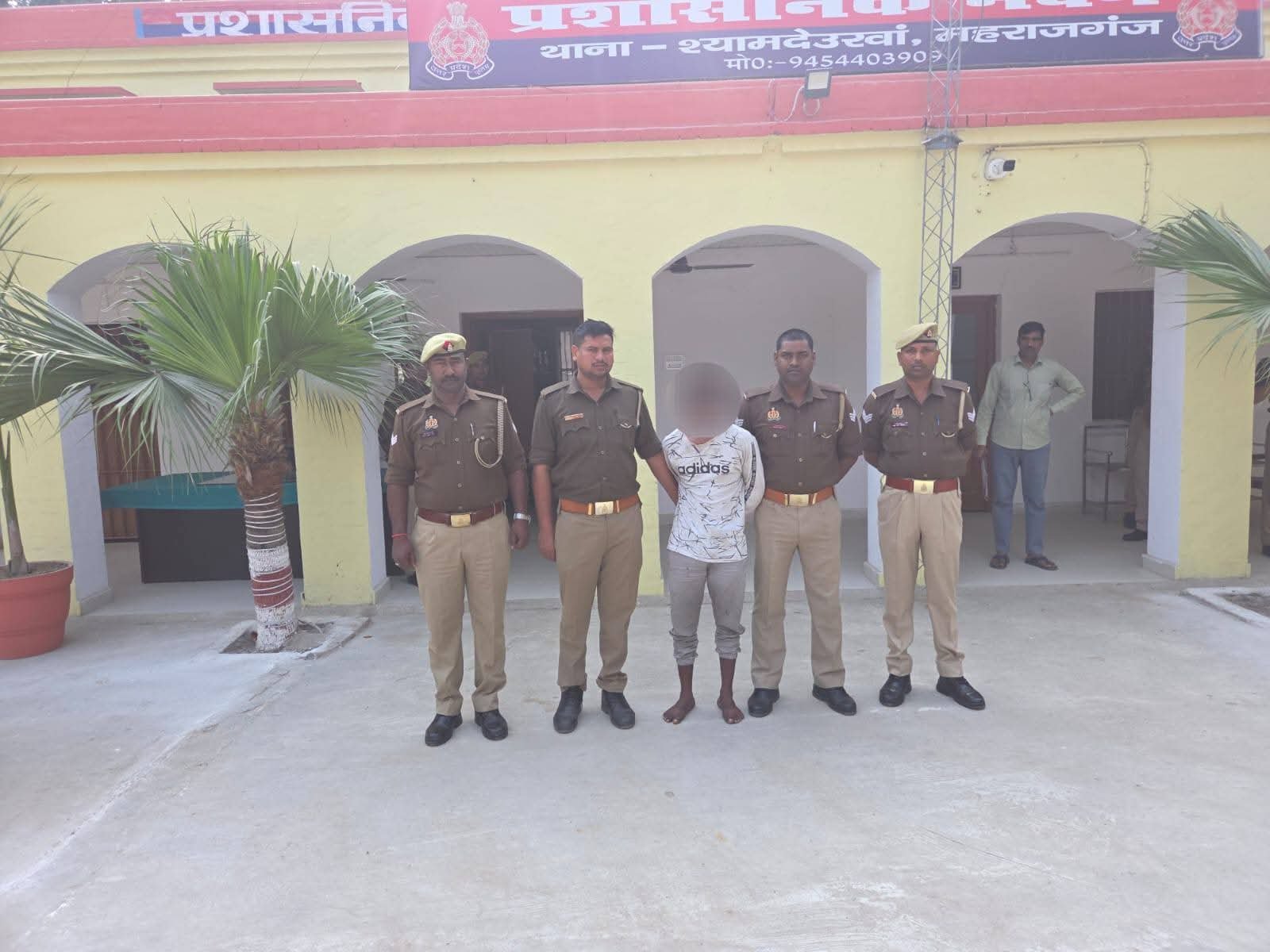 पेशी के दौरान फरार आरोपी धराया, पुलिस ने धरमौली नहर पुल के पास से किया गिरफ्तार