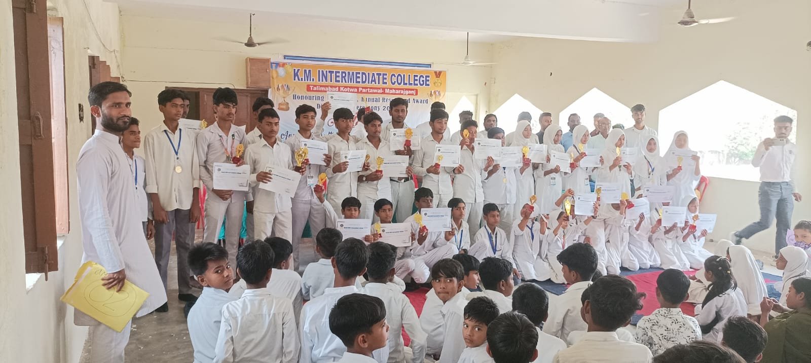 खालिद मिल्ली इंटर कॉलेज में वार्षिक परीक्षा परिणाम घोषित, मेधावियों का हुआ सम्मान