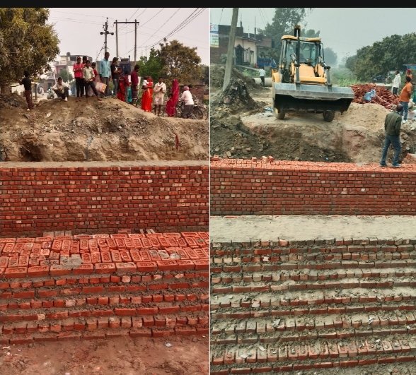 पुलिया निर्माण पर उठे सवाल: मानकों की अनदेखी का आरोप, जांच की मांग तेज