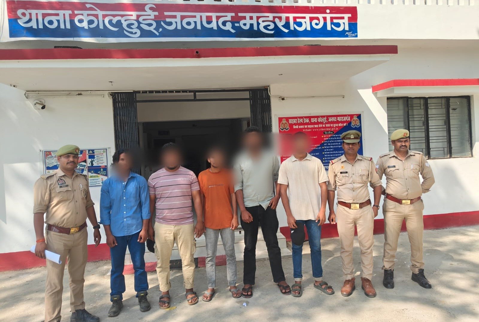 सोशल मीडिया पर अभद्र टिप्पणी और बाइक स्टंट करने वाले 5 युवक गिरफ्तार