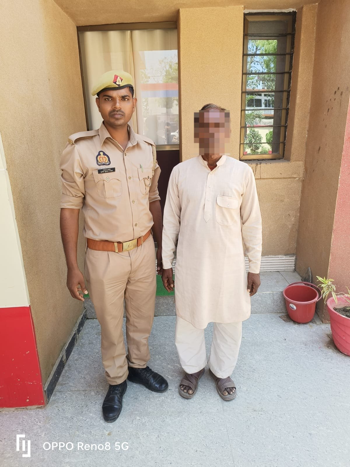 घुघली पुलिस ने वारंटी अभियुक्त को किया गिरफ्तार