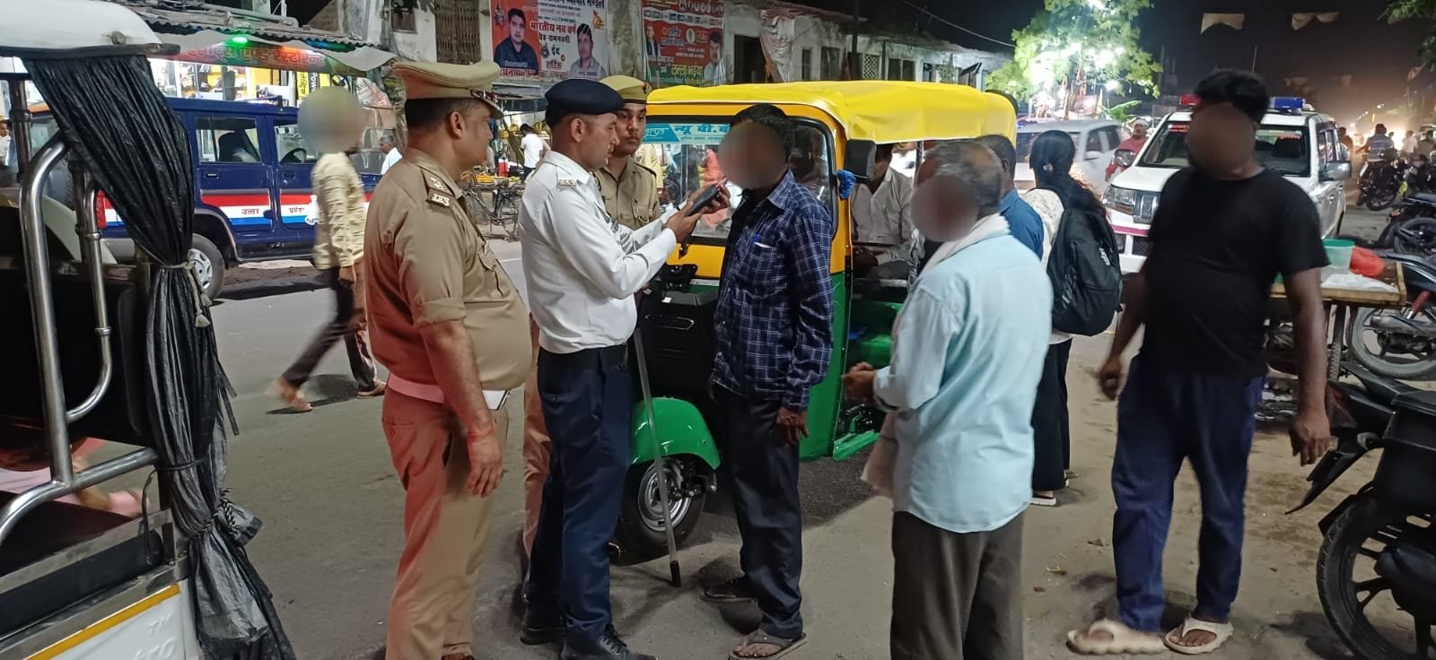 शराब पीकर वाहन चलाने वालों पर सख्ती, तीन का चालान, एक वाहन सीज