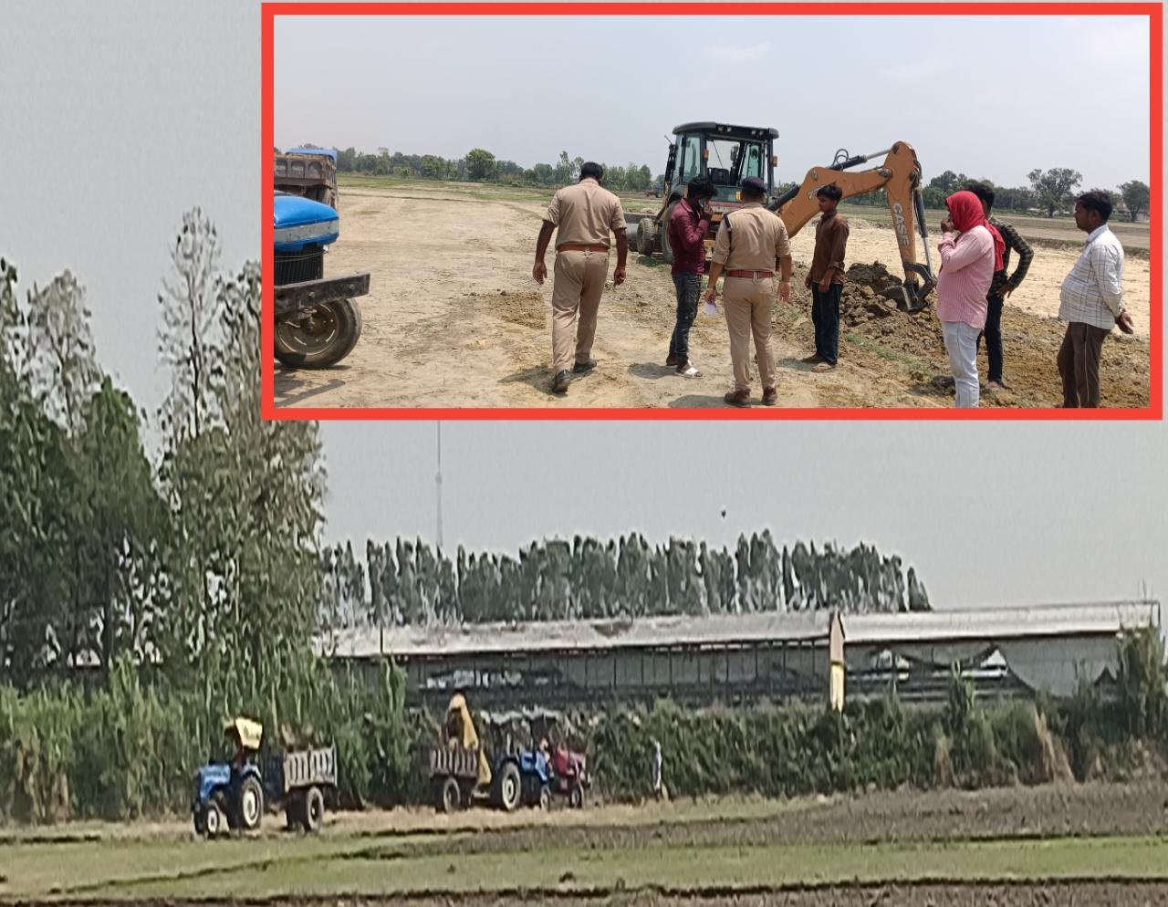 सोनरा सिसवनियां में मिट्टी माफियाओं पर प्रशासन का शिकंजा