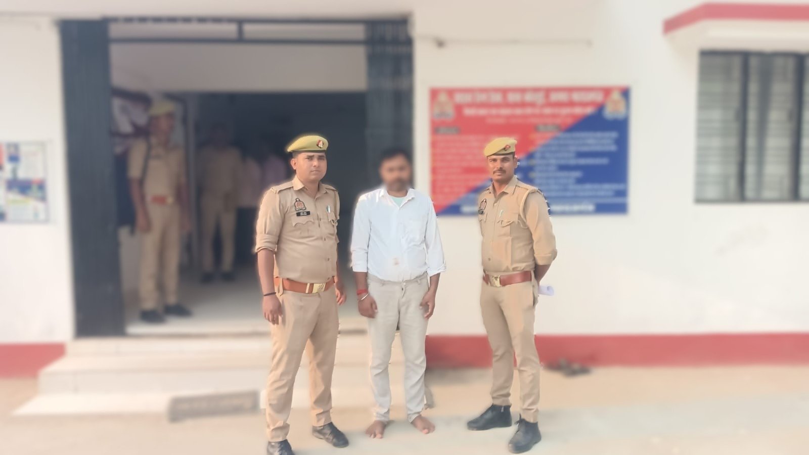 मंदिर में देव प्रतिमा खंडित करने वाला आरोपी गिरफ्तार, पुलिस ने भेजा न्यायालय