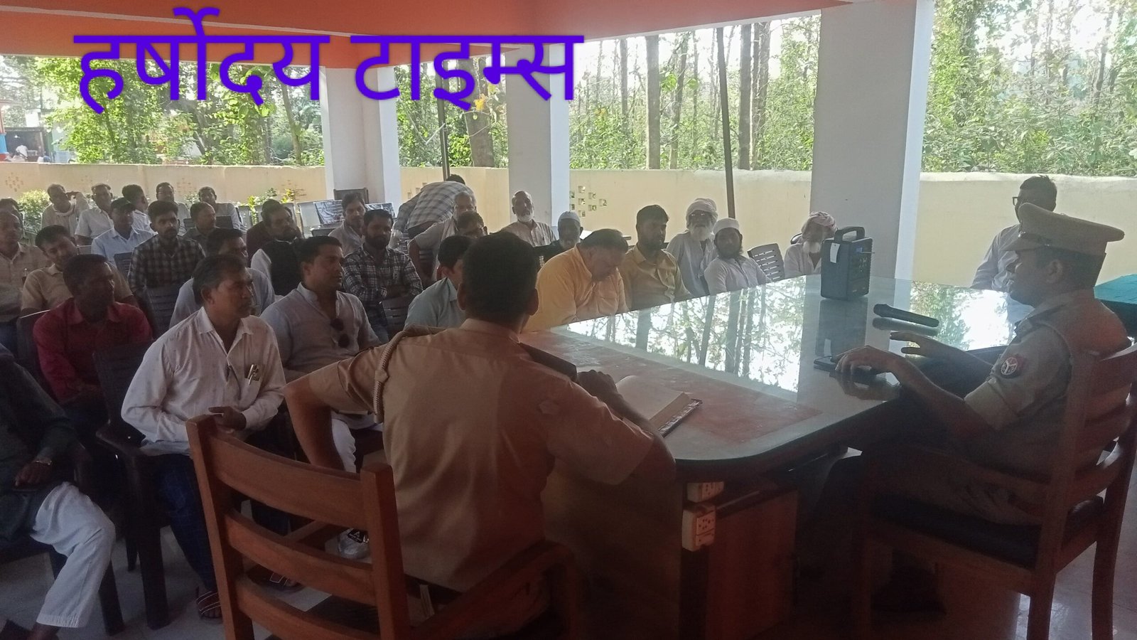 कोठीभार थाना परिसर में बकरीद को लेकर पीस कमेटी की बैठक आयोजित