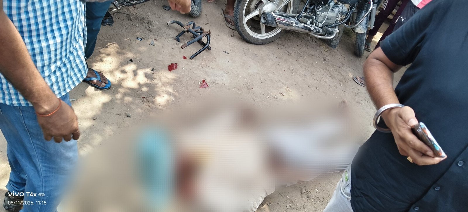 बारीगांव में अज्ञात वाहन की टक्कर से साइकिल सवार वृद्ध की मौत