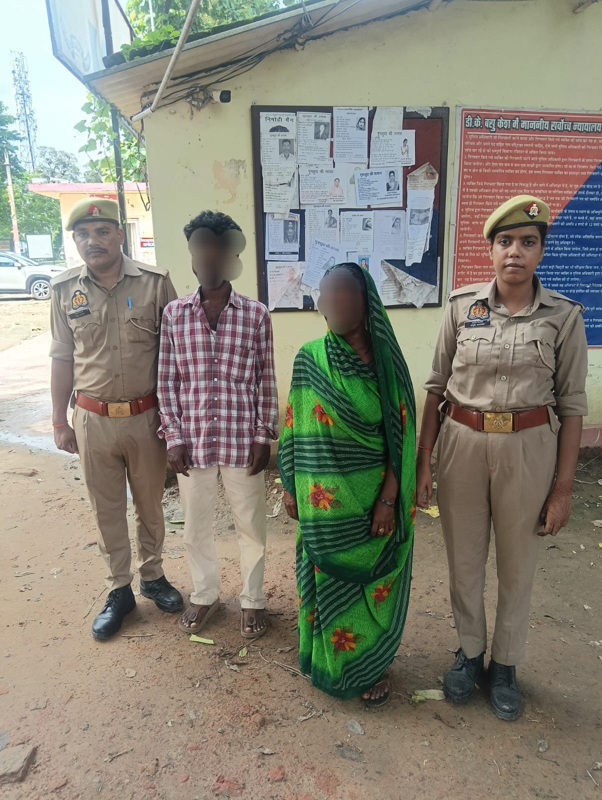 न्यायालय के दो गैर जमानती वारंटी गिरफ्तार, सिंदुरिया पुलिस की कार्रवाई