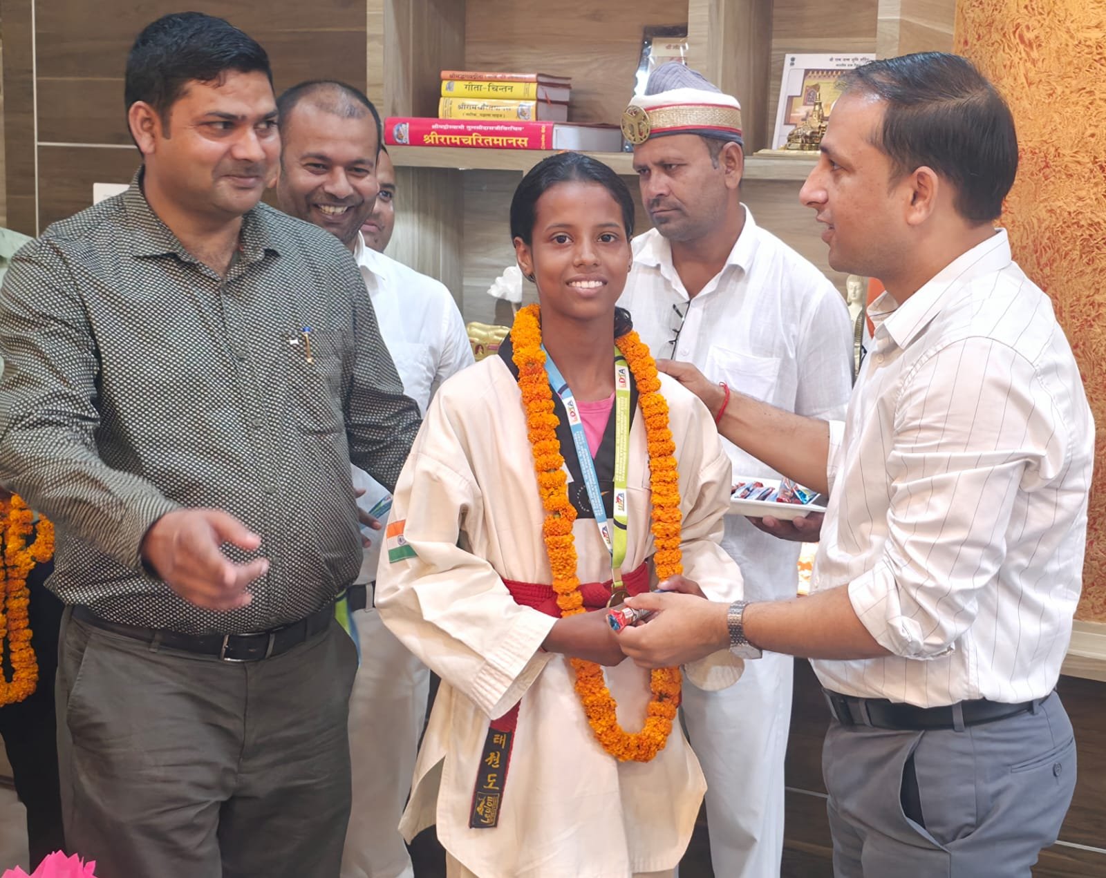 राज्य ताइक्वांडो में हाजी अजहर खान इंटर कॉलेज का जलवा, पांच पदक किए अपने नाम