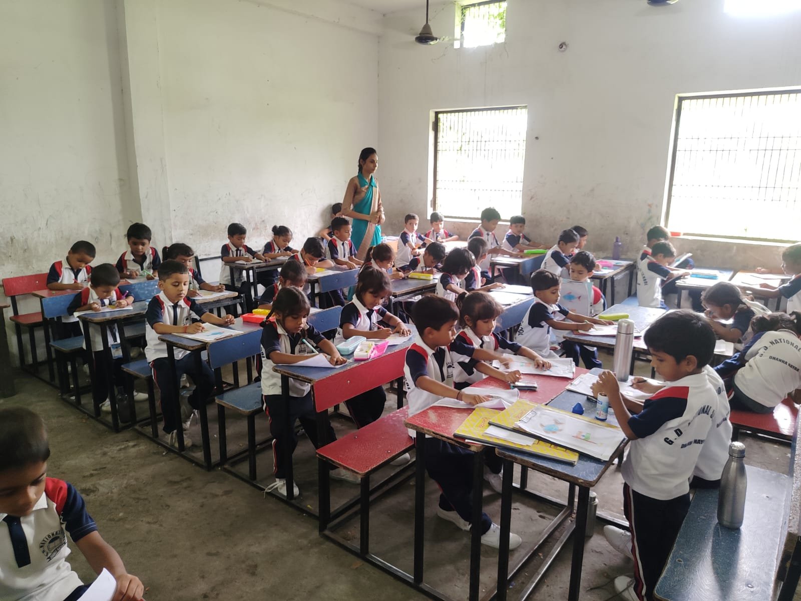 जीडी नेशनल स्कूल में चित्रकला प्रतियोगिता, नन्हे कलाकारों ने दिखाई प्रतिभा